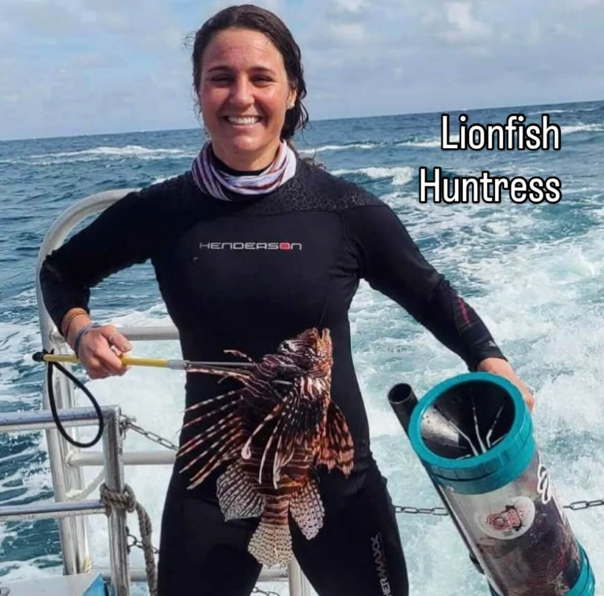 Christine Raininger – Lionfish Huntress Florida
