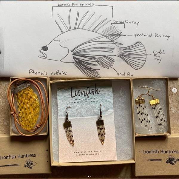 Lionfish Huntress lionfish jewelry