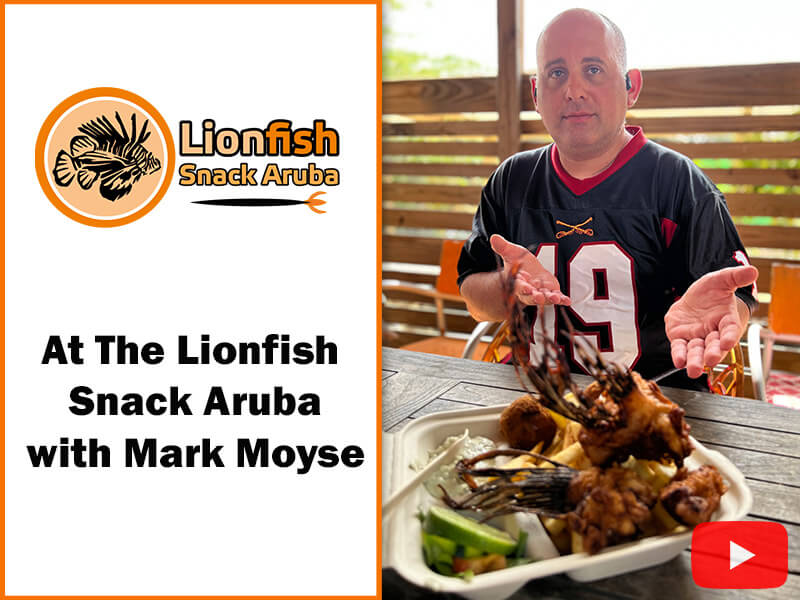 Lionfish Platter from The Lionfish Snack Aruba