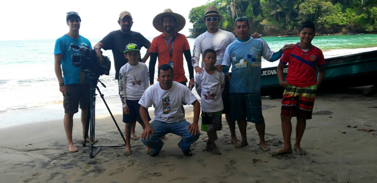 José Ugalde and lionfish hunters