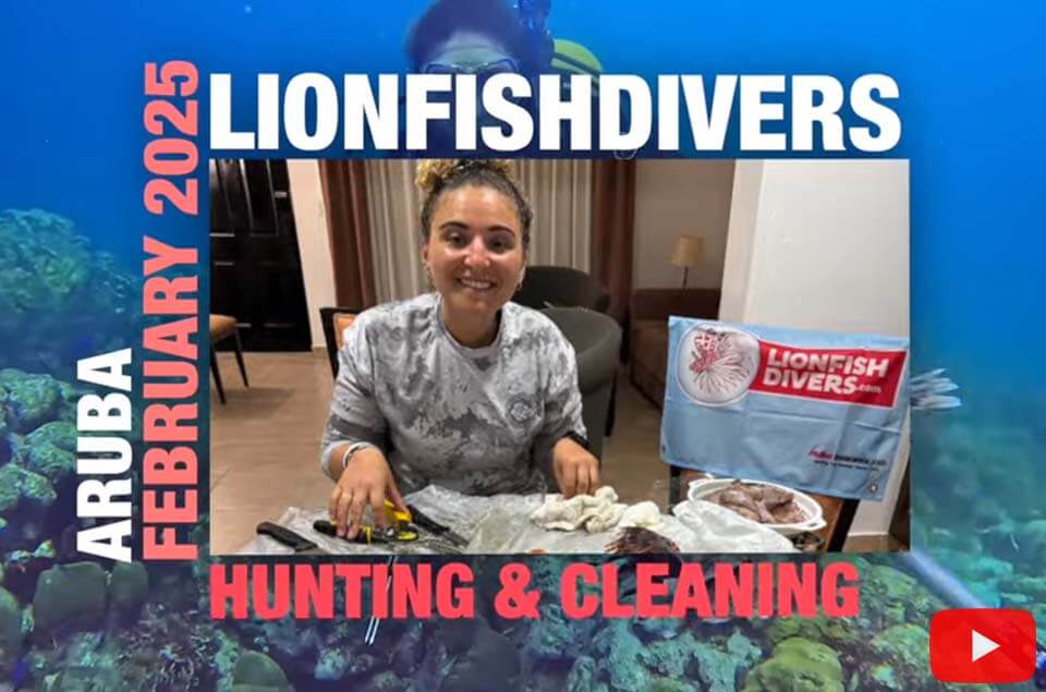 Taylor Muller Lionfish hunting and cleaning