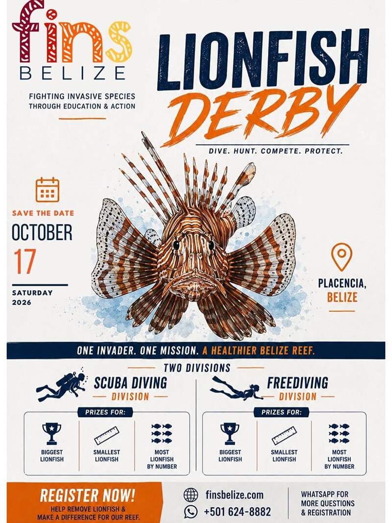 Fins Belize Lionfish Derby Sponsor